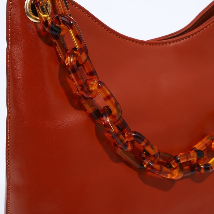 Кросс-боди на магните, цвет рыжий Кросс-боди на магните, цвет рыжий