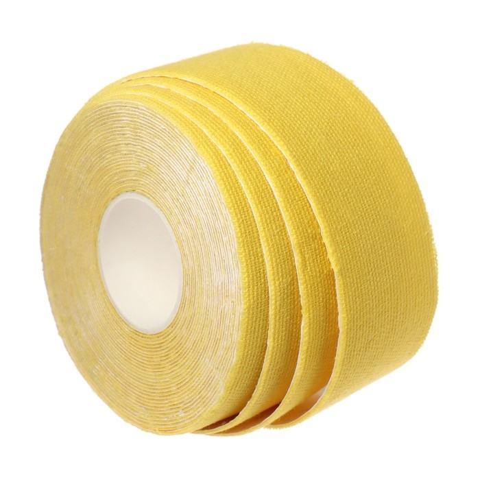 Кинезио - тейп, 2,5 см × 5 м, цвет жёлтый Кинезио - тейп, 2,5 см × 5 м, цвет жёлтый