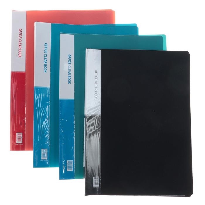 Папка А4, 20 файлов, 400 мкм, МИКС Папка А4, 20 файлов, 400 мкм, МИКС