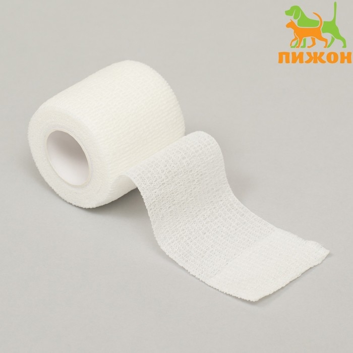 Бинт самофиксирующийся с горькой пропиткой, 5 см, макс. растяжимость 4,5 м, белый Бинт самофиксирующийся с горькой пропиткой, 5 см, макс. растяжимость 4,5 м, белый