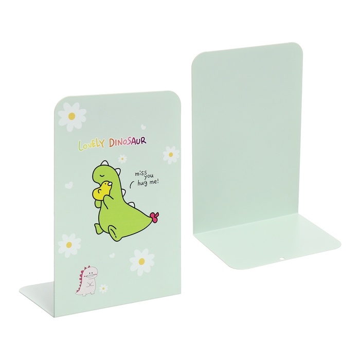 Подставки для книг Подставки для книг "Дино", 2 штуки, бирюзовые