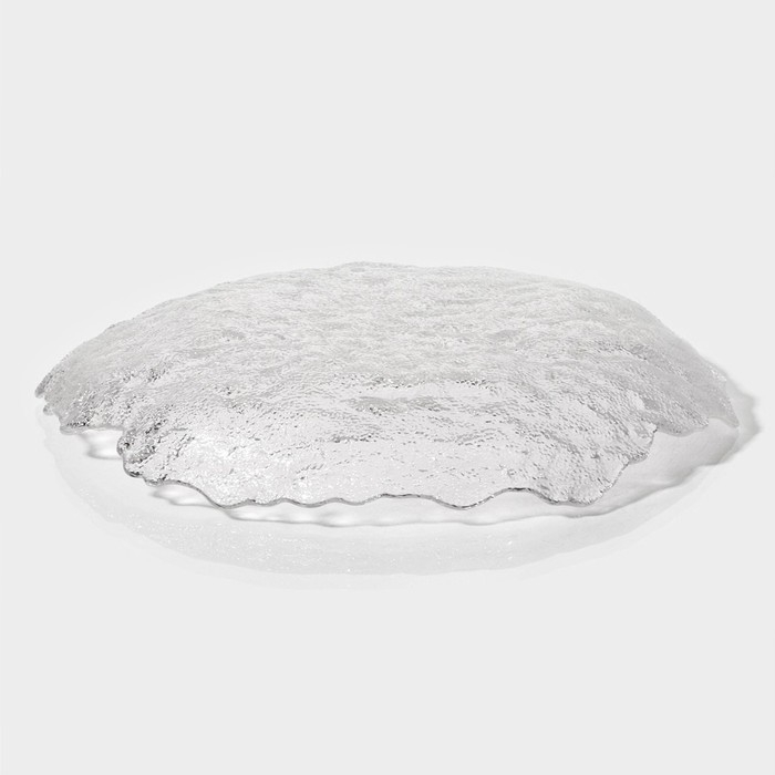 Блюдо для подачи стеклянное «Рифальтаро», d=25 см, 25×4 см Блюдо для подачи стеклянное «Рифальтаро», d=25 см, 25×4 см