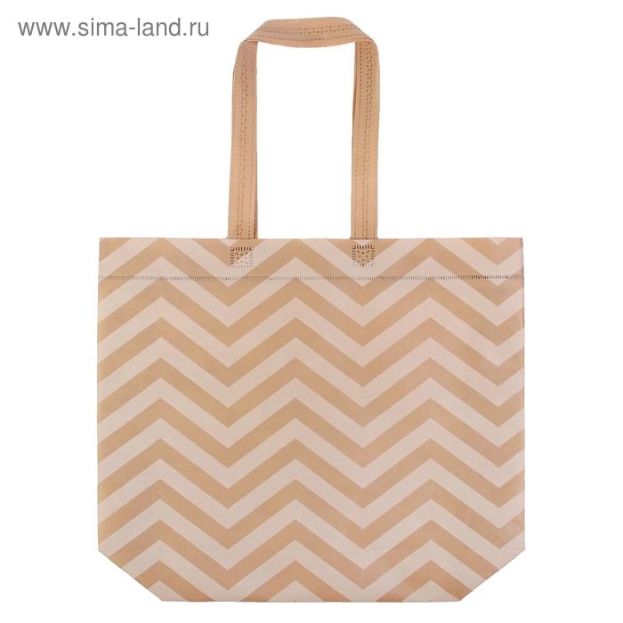 Пакет с петлевой ручкой Пакет с петлевой ручкой "Эко", 30 х 42 х 5 см, зиг-заг