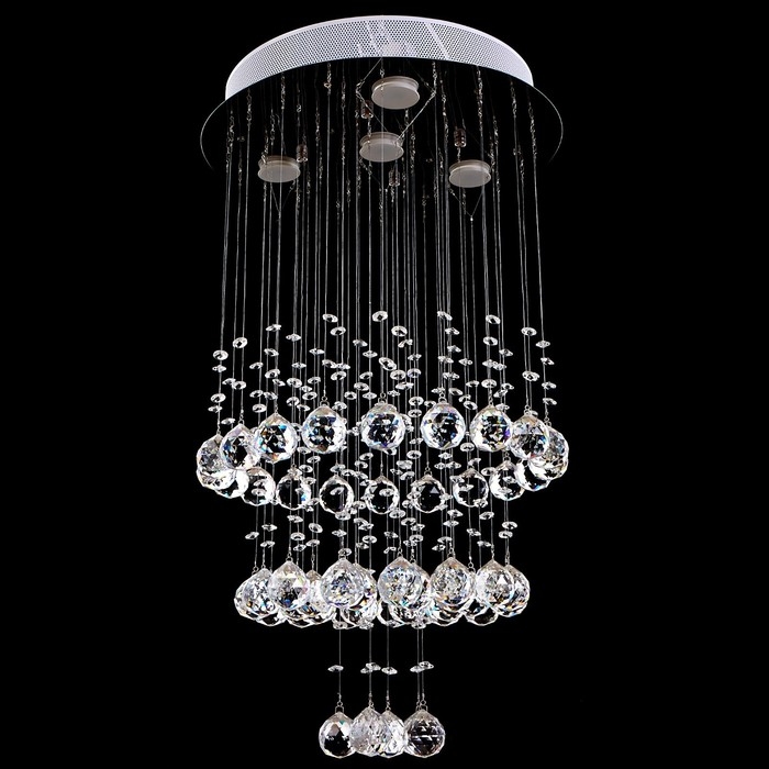 Светильник каскад Илария GU10 5Вт хром 40х40х70 см BayerLux