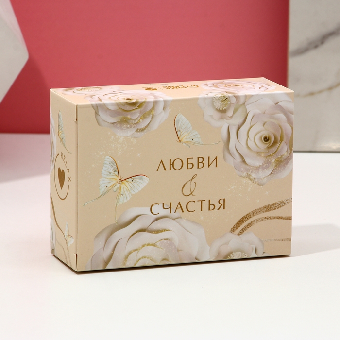 Мыло лепестковое «C 8 Марта», 6 шт, аромат цветочный, ЧИСТОЕ СЧАСТЬЕ