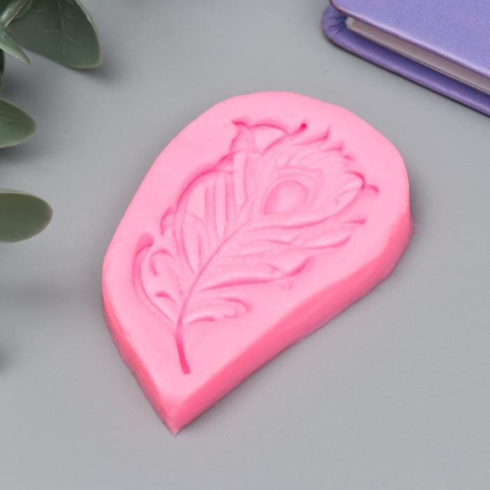 Молд силикон Молд силикон "Перо павлина" 7 см