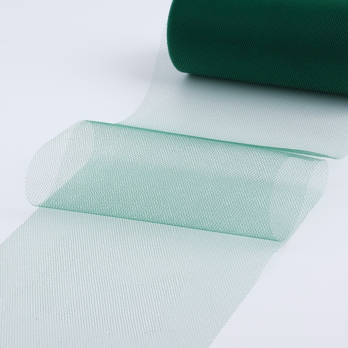 Фатин, 15 см, 11 ± 1 г/кв.м, 23 ± 1 м, цвет тёмно-зелёный №47 Фатин, 15 см, 11 ± 1 г/кв.м, 23 ± 1 м, цвет тёмно-зелёный №47