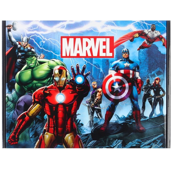 Подарочная коробка, складная, 28х21х9 см, Мстители Подарочная коробка, складная, 28х21х9 см, Мстители