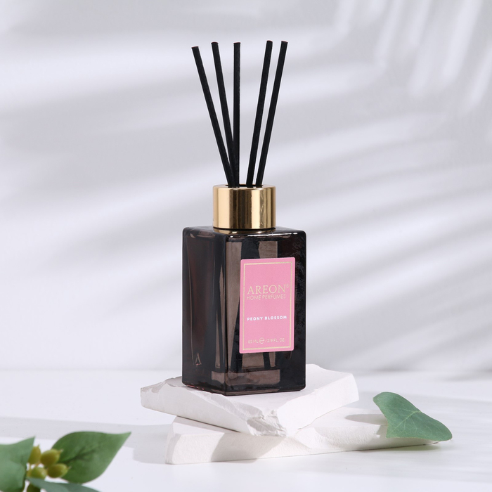 Диффузор ароматический для дома Areon Sticks Premium, 85 мл, "Peony Blossom"