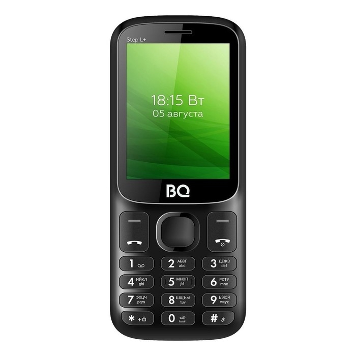 Сотовый телефон BQ M-2440 Step L+, 2.4 Сотовый телефон BQ M-2440 Step L+, 2.4", 2 sim, 32Мб, microSD, 800 мАч, чёрный