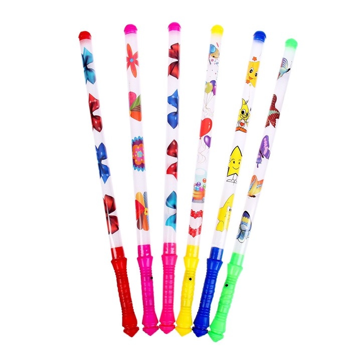 Световая палочка с рисунком, виды МИКС Световая палочка с рисунком, виды МИКС