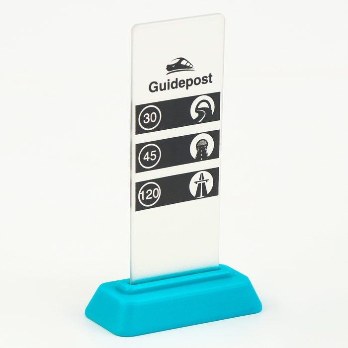 Детская остановка, со знаками дорожного движения для железной дороги, 15 × 12,5 × 11 см Детская остановка, со знаками дорожного движения для железной дороги, 15 × 12,5 × 11 см