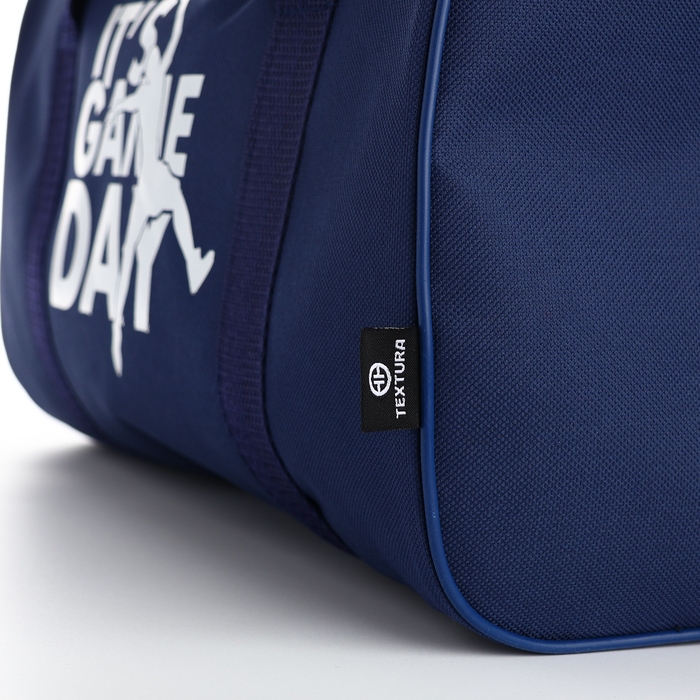 Сумка спортивная мужская, TEXTURA, маленький размер, цвет синий Сумка спортивная мужская, TEXTURA, маленький размер, цвет синий