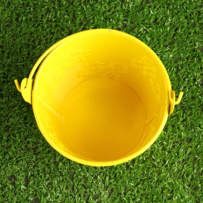 Кашпо  Кашпо "Ведерко Леа"  10х10см МИКС