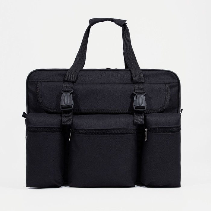 Сумка мужская «ЗФТС», цвет чёрный Сумка мужская «ЗФТС», цвет чёрный