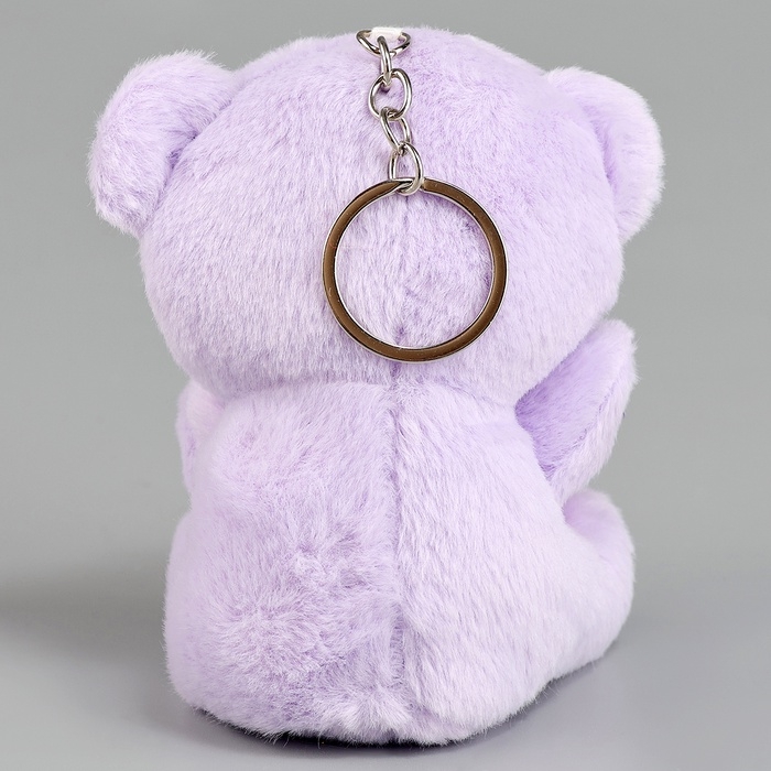 Мягкая игрушка «Медведь с сердцем», на брелоке, 12 см, цвет МИКС Мягкая игрушка «Медведь с сердцем», на брелоке, 12 см, цвет МИКС