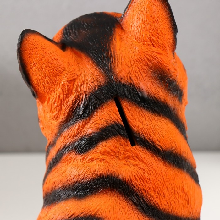 Копилка Копилка "Кошка тигровая окраска" высота 31,5 см, ширина 16 см, длина 24 см.