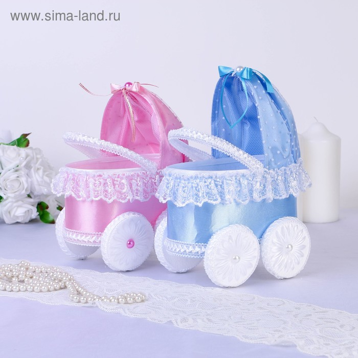 Набор колясок «На дочку, на сына», розовая и голубая, 2 шт. Набор колясок «На дочку, на сына», розовая и голубая, 2 шт.