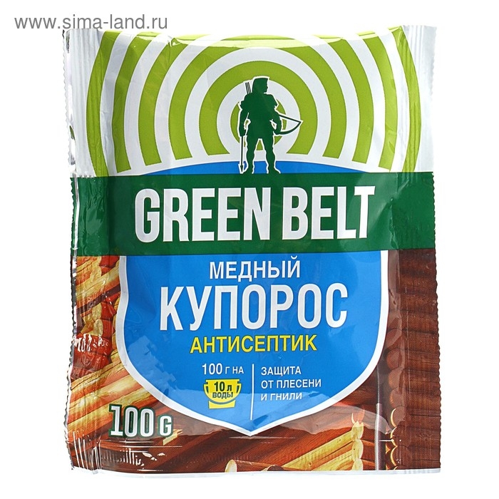 Медный купорос антисептик от плесени и гнили, Грин Бэлт, 100 г Медный купорос антисептик от плесени и гнили, Грин Бэлт, 100 г