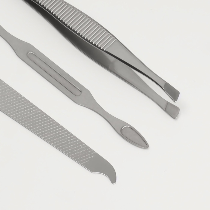 Набор маникюрный «MILITARY», 6 предметов, в футляре, цвет камуфляж Набор маникюрный «MILITARY», 6 предметов, в футляре, цвет камуфляж