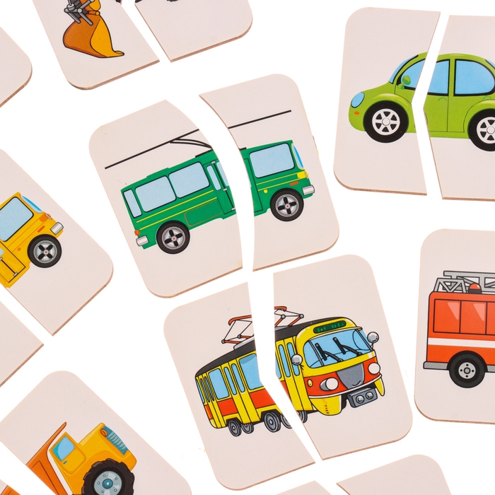 Картинки-половинки «Транспорт» Картинки-половинки «Транспорт»