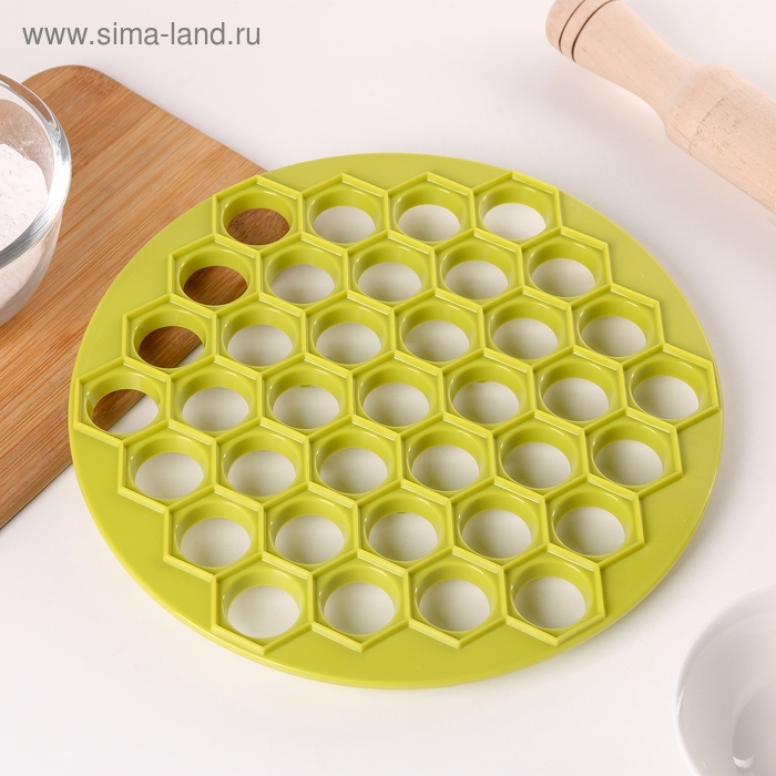 Пельменница, 37 ячеек, d=24.5 см, цвет МИКС Пельменница, 37 ячеек, d=24.5 см, цвет МИКС