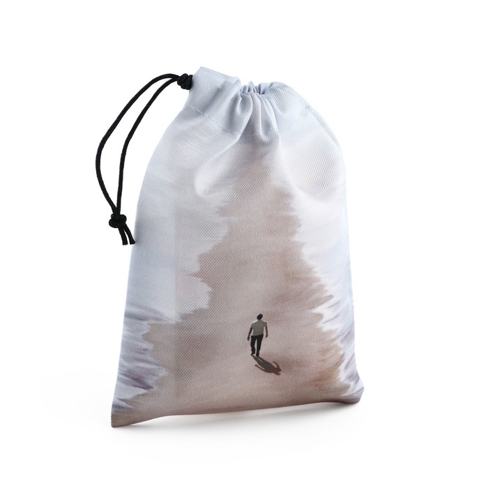 Мешочек для карт на Хэллоуин «Путь к мечте», белый, 12х18 см Мешочек для карт на Хэллоуин «Путь к мечте», белый, 12х18 см