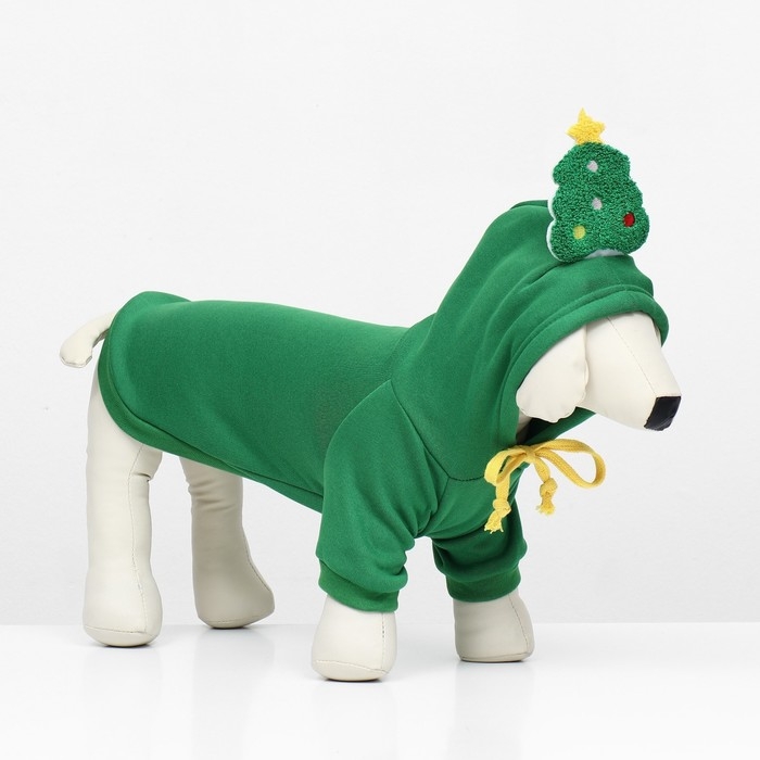 Костюм для животных Костюм для животных "Ёлка", размер XS, зелёный