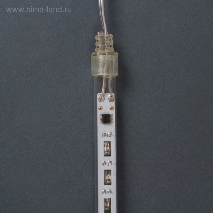 Гирлянда «Сосулька» тающая 0.3 м, IP44, прозрачная нить, 18 LED, свечение белое, переливы, 220 В Гирлянда «Сосулька» тающая 0.3 м, IP44, прозрачная нить, 18 LED, свечение белое, переливы, 220 В