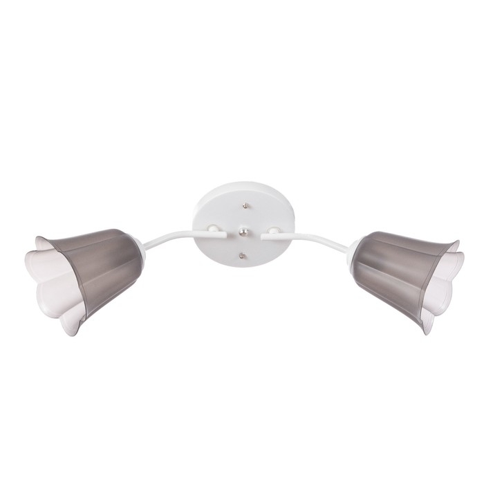 Люстра Люстра "Онлайн" (цветок) 2х15Вт Е27 МОДЕЛЬ: BR 00198 белый/черный