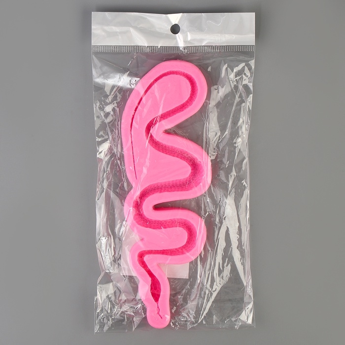 Силиконовый молд Силиконовый молд "Змейка" 20,5х6,5,х1,1 см