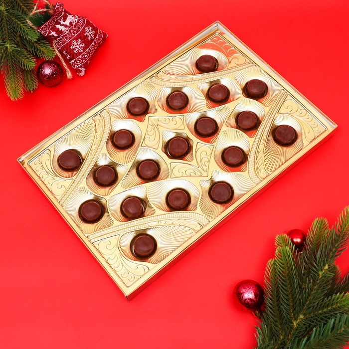 Шоколадные конфеты Шоколадные конфеты "С Новым годом", ассорти, 210 г