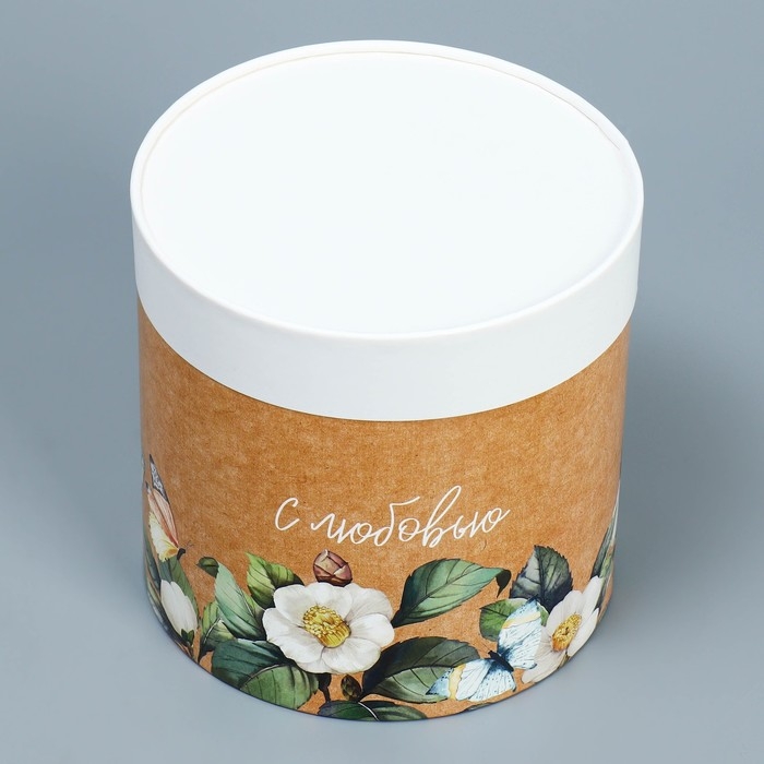 Набор шляпных коробок 2 в 1, упаковка подарочная, «Цветочный», 13 х 13, 16 х 16 см Набор шляпных коробок 2 в 1, упаковка подарочная, «Цветочный», 13 х 13, 16 х 16 см