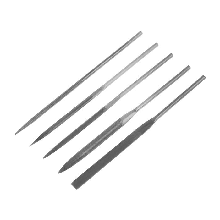 Набор надфилей ЛОМ, металлические рукоятки, 70 х 160 х 4 мм, 5 шт. Набор надфилей ЛОМ, металлические рукоятки, 70 х 160 х 4 мм, 5 шт.