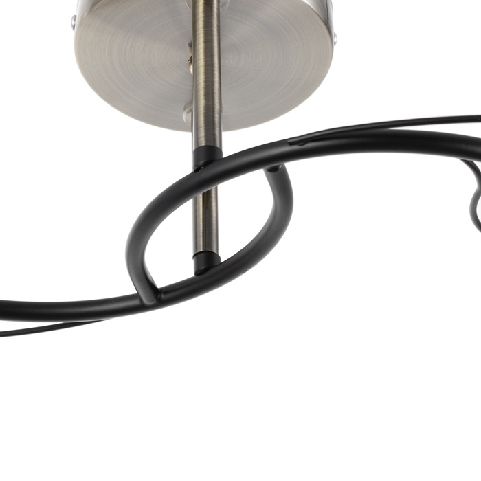 Люстра Люстра "Каэль" 2хЕ27 40Вт черно-бронзовый 40х28 см