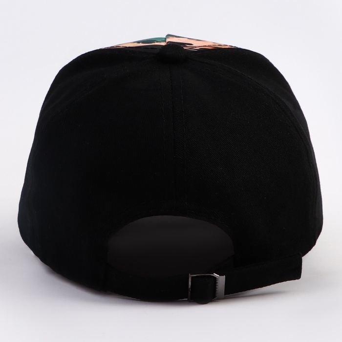 Кепка детская для мальчика «Волны», аниме, цвет чёрный, р-р 52-54, 5-7 лет