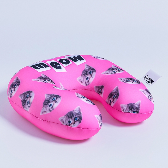 Подушка детская для путешествий антистресс «Котик meow» Подушка детская для путешествий антистресс «Котик meow»