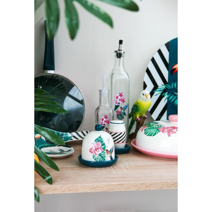 Лимонница Доляна «Тропики», 9×9 см, цвет белый Лимонница Доляна «Тропики», 9×9 см, цвет белый