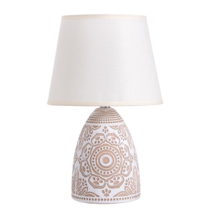 Лампа настольная Лампа настольная "Замира" 1х40Вт Е14 какао 20х20х32см