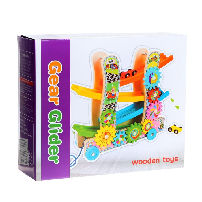 Автотрек 3 в1 «Каталка, крутилка и автотрек», 9 × 25 × 28 см Автотрек 3 в1 «Каталка, крутилка и автотрек», 9 × 25 × 28 см