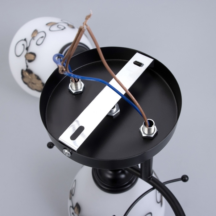 Люстра Люстра "Арья" 3хЕ27 40Вт черный 58х26 см