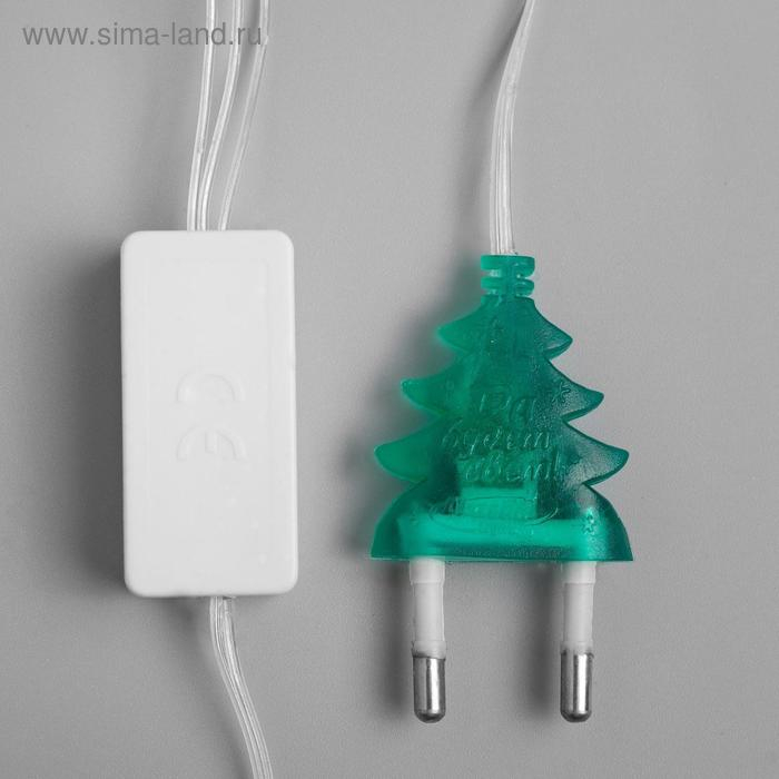 Гирлянда «Нить» 2 м с насадками «Снежинка матовая», IP20, прозрачная нить, 36 LED, свечение белое, 220 В Гирлянда «Нить» 2 м с насадками «Снежинка матовая», IP20, прозрачная нить, 36 LED, свечение белое, 220 В