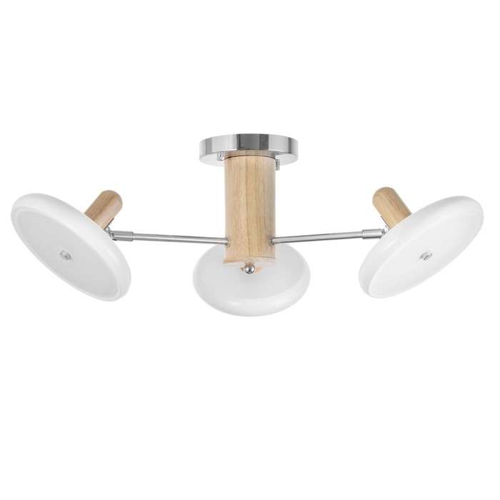 Люстра Люстра "Джулия" 3хLED 72Вт 3000-6000К бело-хромовый 62х62х22 см