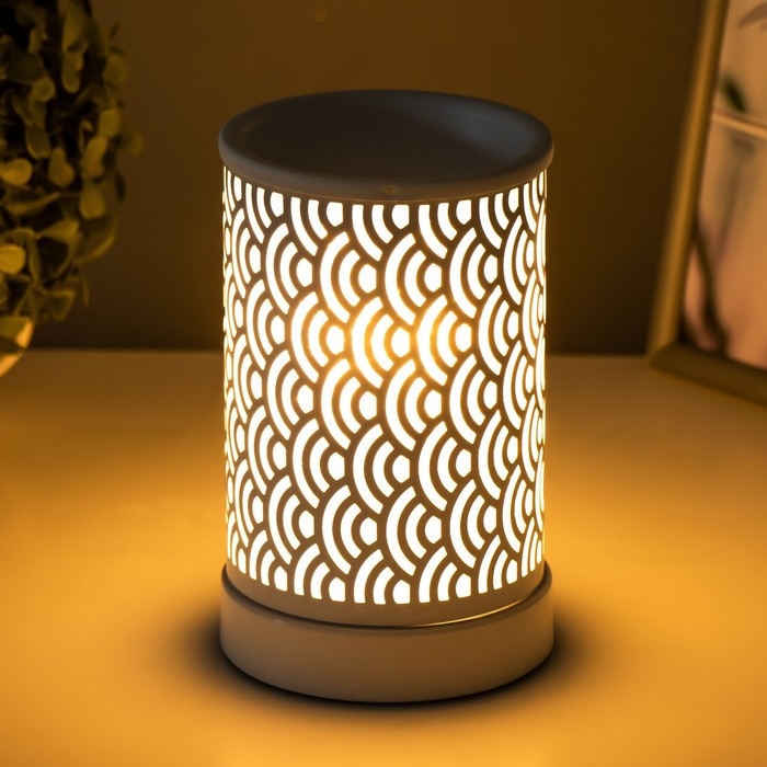 Аромасветильник Аромасветильник "Либра" Е14 25Вт белый 11х11х17 см RISALUX