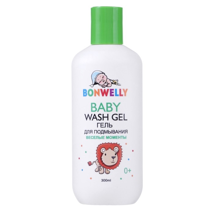 Гель для подмывания Bonwelly,  Гель для подмывания Bonwelly, "Веселые моменты", 300 мл