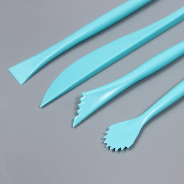 Инструменты для моделирования и придания формы набор 4 шт пластик 16 см Инструменты для моделирования и придания формы набор 4 шт пластик 16 см