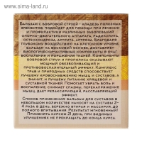 Бальзам для суставов «Бобровая струя», целебный Алтай, 50 мл