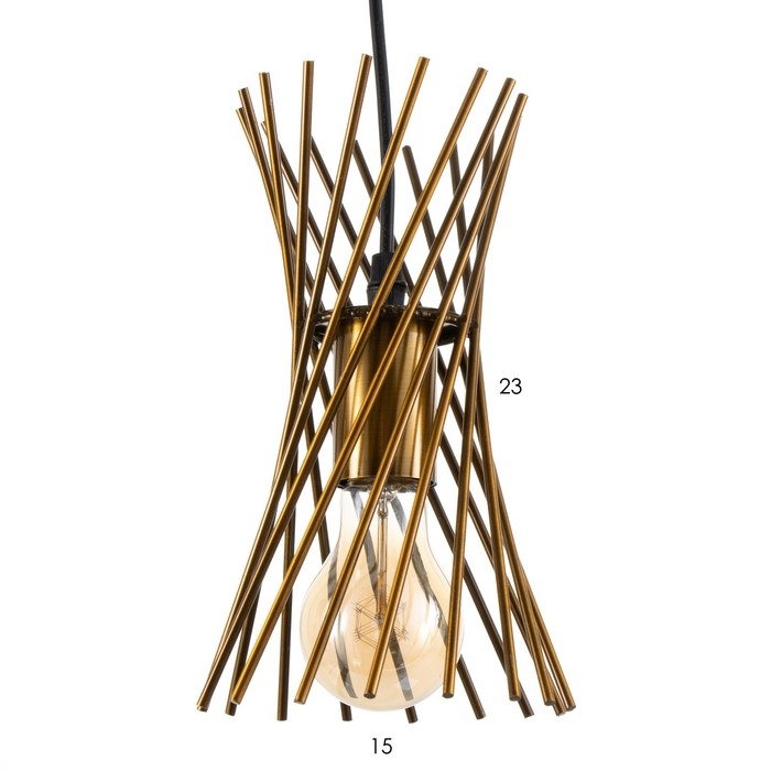 Светильник BayerLux Светильник BayerLux "Сенча" 3хE27 40Вт золото 55х15х100 см