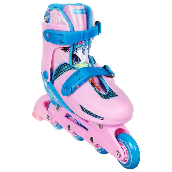 Набор: ролики раздвижные ONLYTOP, защита, р. 30-33 Набор: ролики раздвижные ONLYTOP, защита, р. 30-33