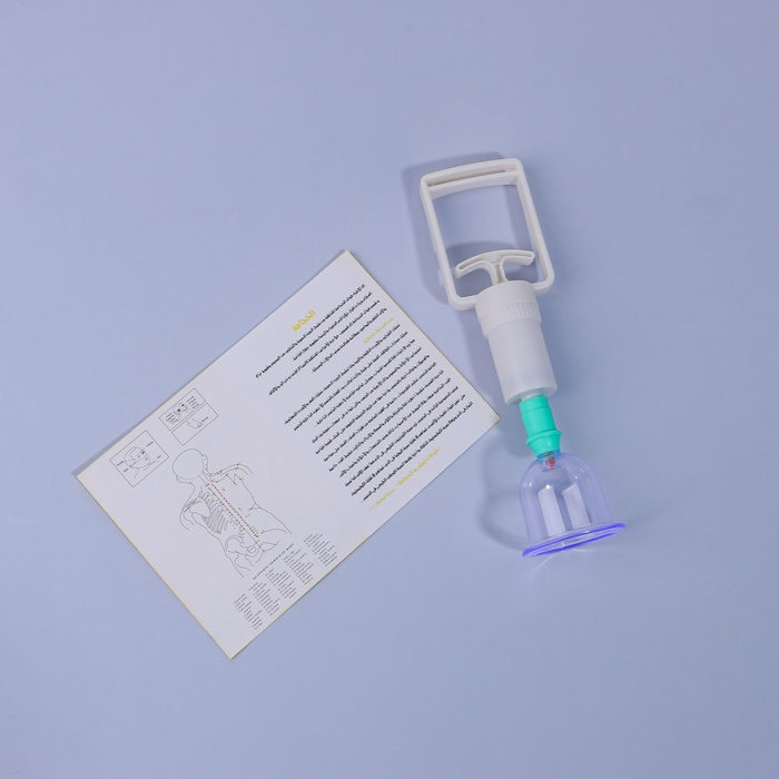 Набор вакуумных банок для массажа, 12 шт, цвет синий/прозрачный Набор вакуумных банок для массажа, 12 шт, цвет синий/прозрачный